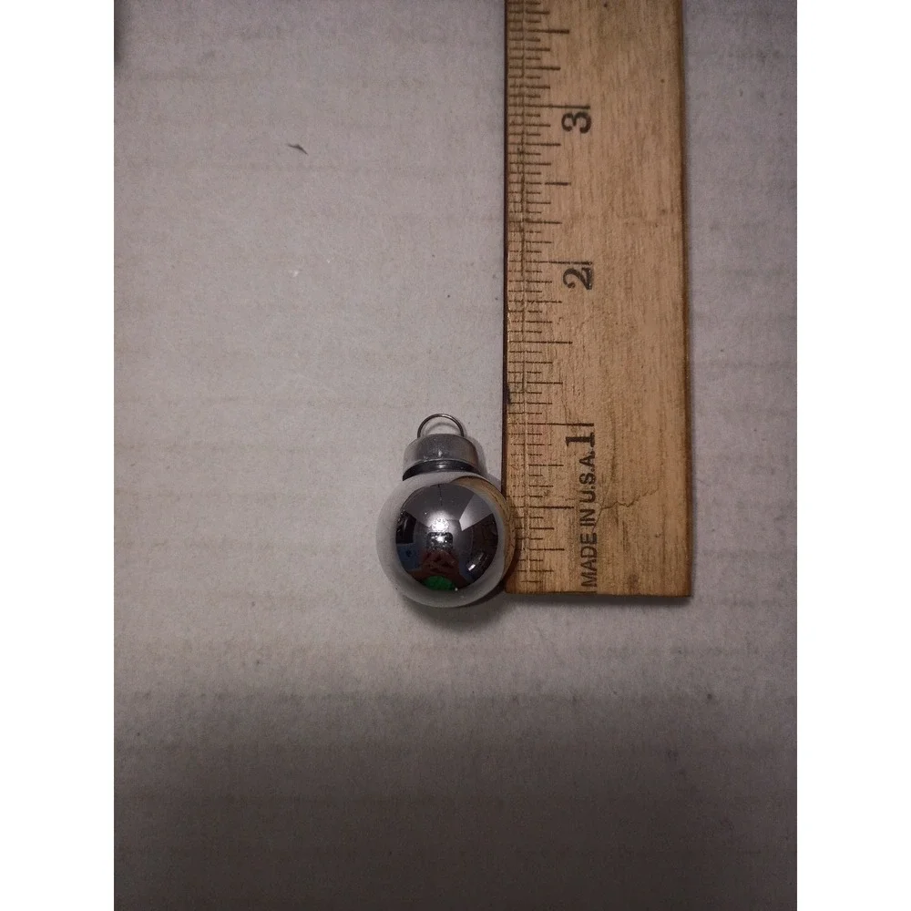 IKEA 2012 Julmys Mini Christmas Ornaments Collection Set of 11 Silver Baubles